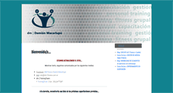 Desktop Screenshot of dm-fitness.com.ar