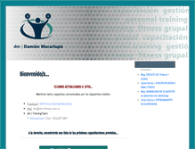 Tablet Screenshot of dm-fitness.com.ar